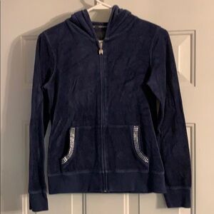 Victorias Secret velour full zip sweatshirt sz S